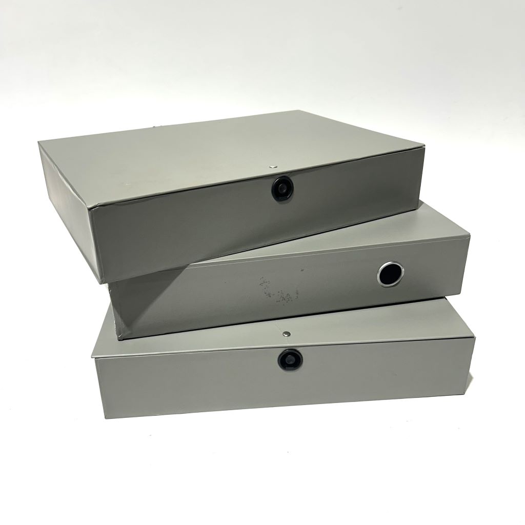 ARCHIVE BOX, Grey Document Style - Plain 